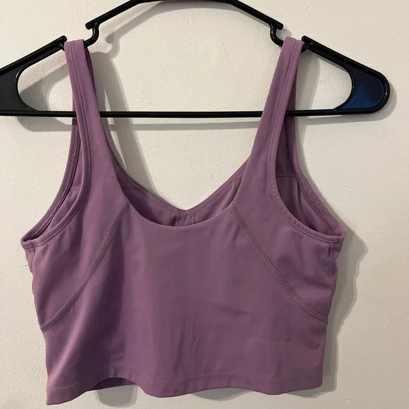 Lavender V-Neck Tank Top - Picture 2 of 4
